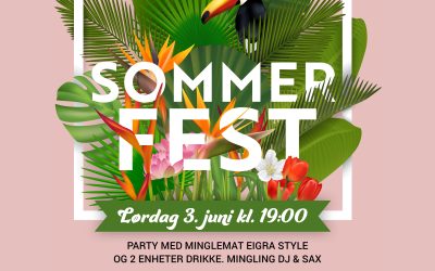 EIGRA PARTY – SOMMERFEST – 3. juni 2023
